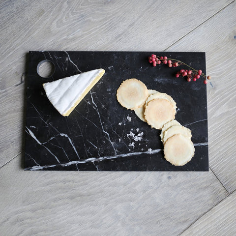 SIMPLE FORM. - Behr and Co Behr & Co Marble Cheese Board Black - 