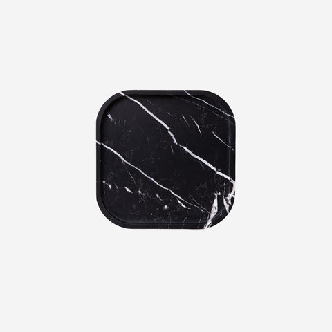 SIMPLE FORM. - Behr and Co Behr & Co Marble Squircle Tray Nero Marquina - 