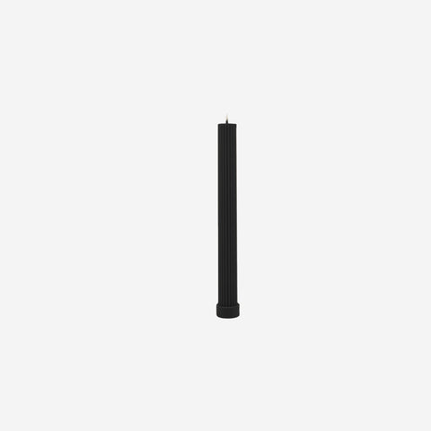 SIMPLE FORM. - Black Blaze Black Blaze Column Pillar Candle Black - 