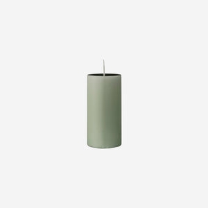 Bloomingville Anja Column Candle Green Medium Candle Bloomingville    - [store_name]
