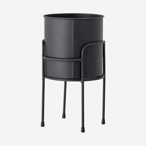SIMPLE FORM. - Bloomingville Bloomingville Lexi Planter Stand Black - 