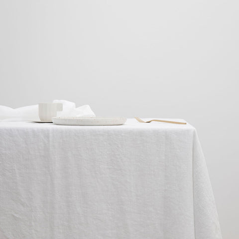 SIMPLE FORM. - Cultiver Cultiver Linen Tablecloth White - 