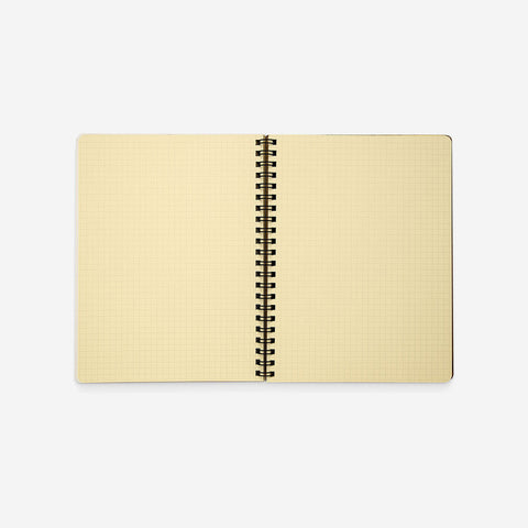 SIMPLE FORM. - Delfonics Delfonics Rollbahn Spiral Notebook Large Beige - 