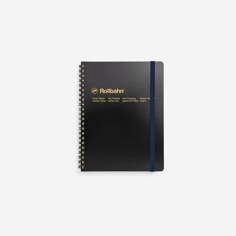 SIMPLE FORM. - Delfonics Delfonics Rollbahn Spiral Notebook A5 Black - 