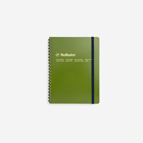 SIMPLE FORM. - Delfonics Delfonics Rollbahn Spiral Notebook A5 Olive - 