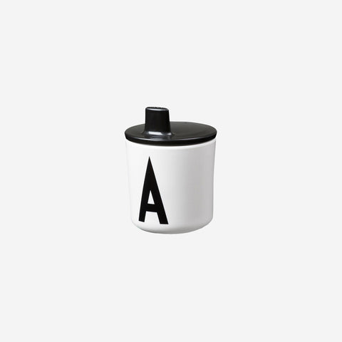 SIMPLE FORM. - Design Letters Design Letters Drink Lid for Melamine Cup Black - 