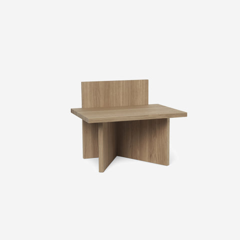 Ferm Living Oblique Stool Oak Stool Ferm Living    - [store_name]