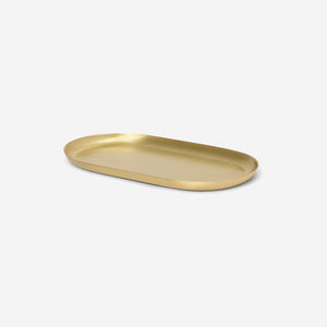 Ferm Living Basho Tray Oval Brass Tray Ferm Living    - [store_name]