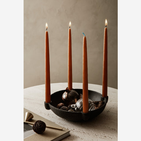 SIMPLE FORM. - Ferm Living Ferm Living Dipped Candles Pair Amber - 