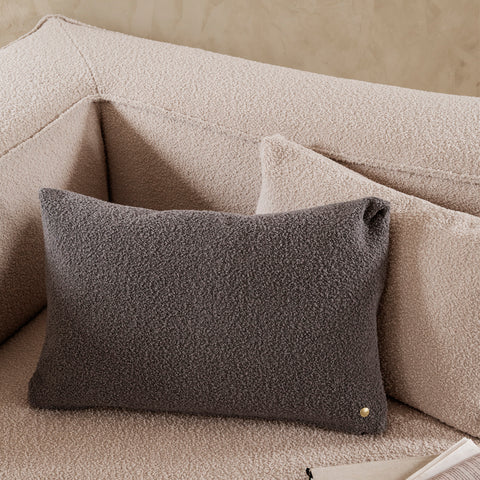 SIMPLE FORM. - Ferm Living Ferm Living Clean Cushion Wool Boucle Grey - 