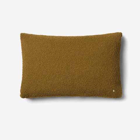 SIMPLE FORM. - Ferm Living Ferm Living Clean Cushion Wool Boucle Sugar Kelp - 