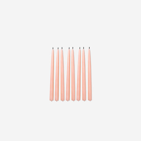 SIMPLE FORM. - Ferm Living Ferm Living Dipped Candles Set of 8 Blush - 