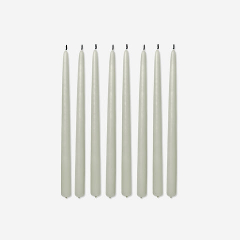 SIMPLE FORM. - Ferm Living Ferm Living Dipped Candles Set of 8 Sage - 
