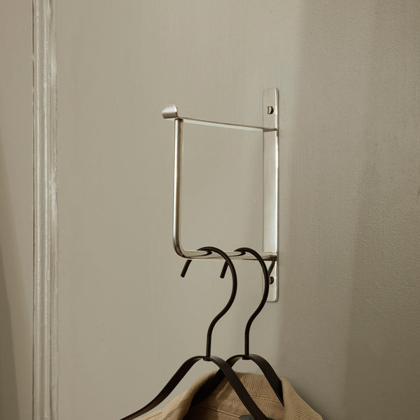 Ferm Living Hang Rack Stainless Steel | Hooks + Hangers | Simple Form