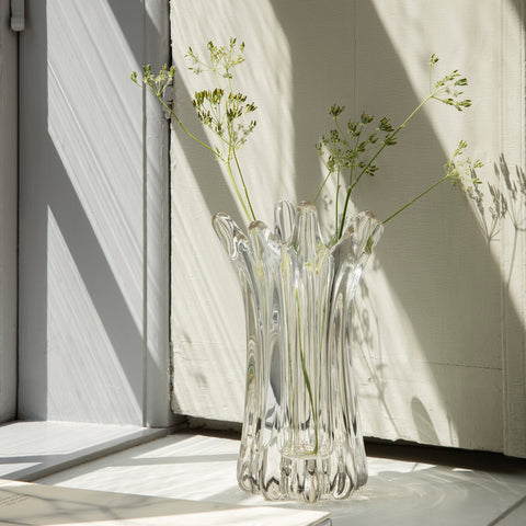 SIMPLE FORM. - Ferm Living Ferm Living Holo Glass Vase Clear - 