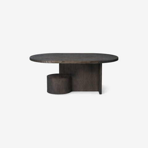 SIMPLE FORM. - Ferm Living Ferm Living Insert Coffee Table Black Stained Ash - 