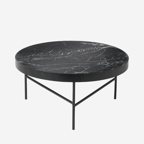 SIMPLE FORM. - Ferm Living Ferm Living Marble Coffee Table Black - 