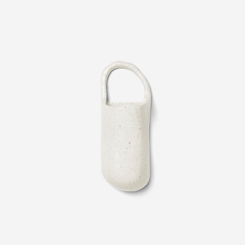 SIMPLE FORM. - Ferm Living Ferm Living Speckle Wall Vase Off White - 