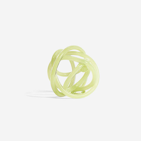 SIMPLE FORM. - HAY Hay Glass Knot Sculpture Green - 