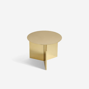 Hay Slit Side Table Brass Round Side Table HAY    - [store_name]
