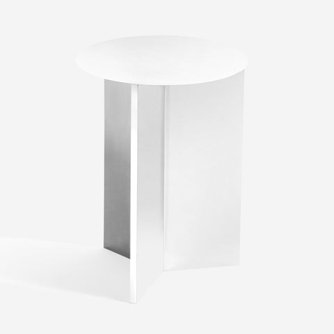 SIMPLE FORM. - HAY Hay Slit Tall Table White Round - 