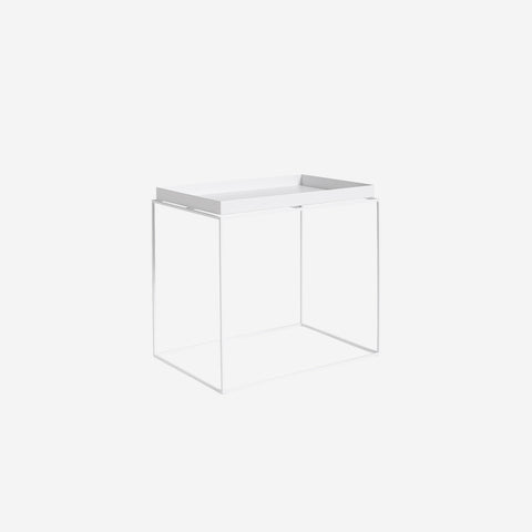 SIMPLE FORM. - HAY Hay Tray Side Table White - 