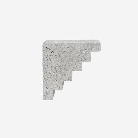 SIMPLE FORM. - House Doctor House Doctor Concrete Sculptural Staircase Bookend - 