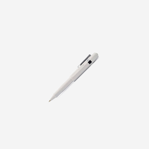 SIMPLE FORM. - Kaweco Kaweco White Classic Skyline Rollerball Pen Silver Clip - 