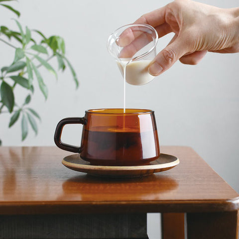 Kinto Sepia Amber Glass Cup 270ml Cup Kinto    - [store_name]