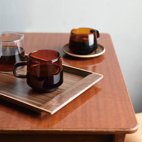 Kinto Sepia Amber Glass Mug 340ml Mug Kinto    - [store_name]