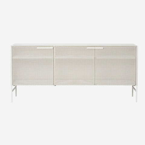 SIMPLE FORM. - Kristina Dam Kristina Dam Grid Sideboard Cabinet Off White - 