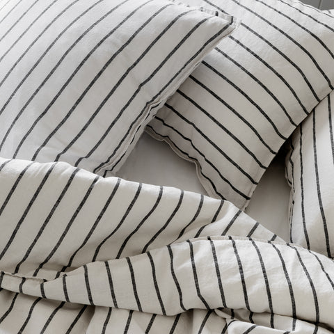 L&M Home Loft Striped Duvet Cover Set Bedding LM Home    - [store_name]