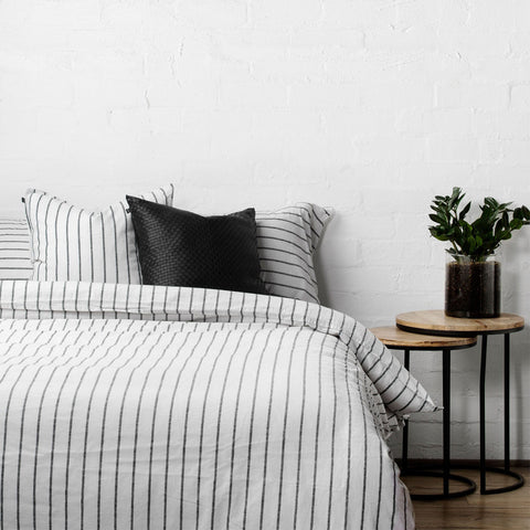 L&M Home Loft Striped Duvet Cover Set Bedding LM Home    - [store_name]