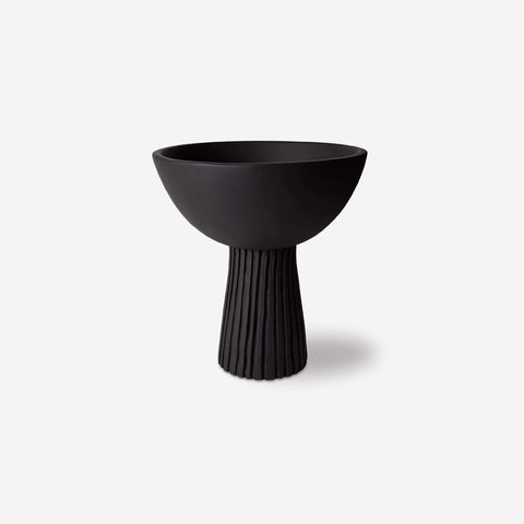 SIMPLE FORM. - LM Home L&M Home Bernini Pedestal Bowl Large Black - 