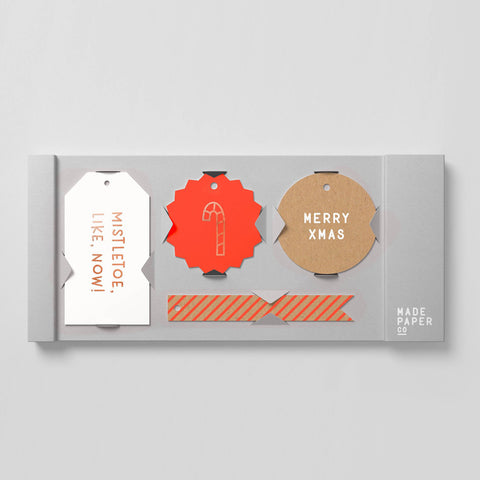 SIMPLE FORM. - Made Paper Co Made Paper Co Mistloe Toe Now Gift Tags - 