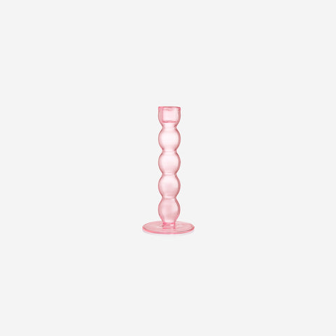 SIMPLE FORM. - Maison Balzac Maison Balzac Volute Glass Candleholder Pink - 