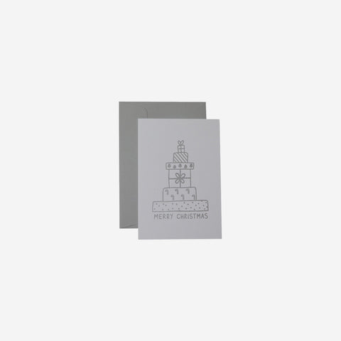 SIMPLE FORM. - Me and Amber Me & Amber Card Xmas Present Stack Silver - 