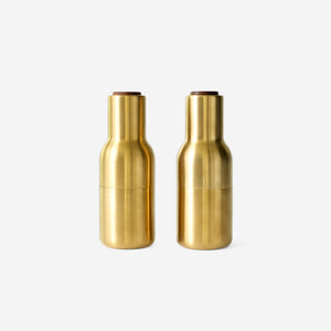 Audo Bottle Grinders Brushed Brass Salt & Pepper Mills Audo Copenhagen    - [store_name]