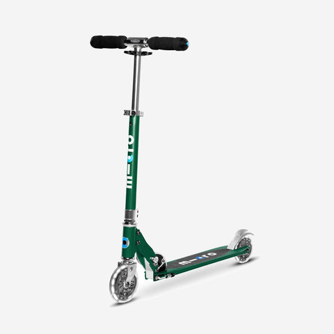 SIMPLE FORM. - Micro Scooters Micro Scooter Sprite LED Forest Green - 