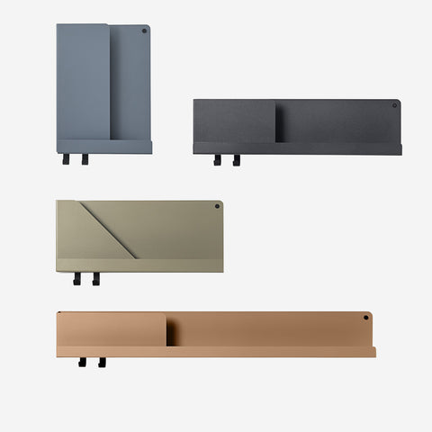 Muuto Folded Shelf Tall Grey Wall Shelf Muuto    - [store_name]