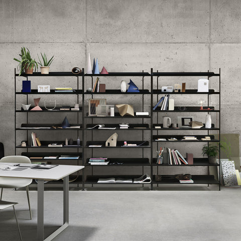 Muuto Compile Shelf Black Configuration 6 Shelf Muuto    - [store_name]