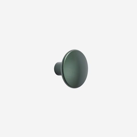 SIMPLE FORM. - Muuto Muuto Dots Hook Metal Green Medium - 