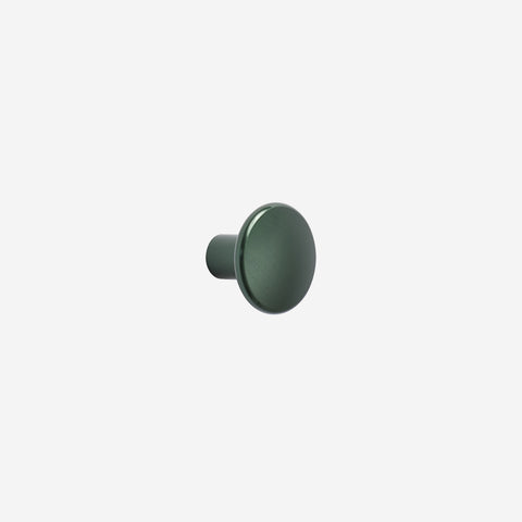 SIMPLE FORM. - Muuto Muuto Dots Hook Metal Dark Green Small - 