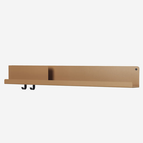 SIMPLE FORM. - Muuto Muuto Folded Shelf Large Burnt Orange - 