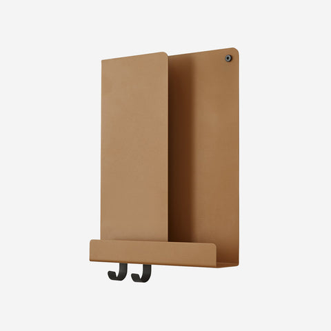 SIMPLE FORM. - Muuto Muuto Folded Shelf Tall Burnt Orange - 