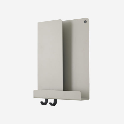 SIMPLE FORM. - Muuto Muuto Folded Shelf Tall Grey - 