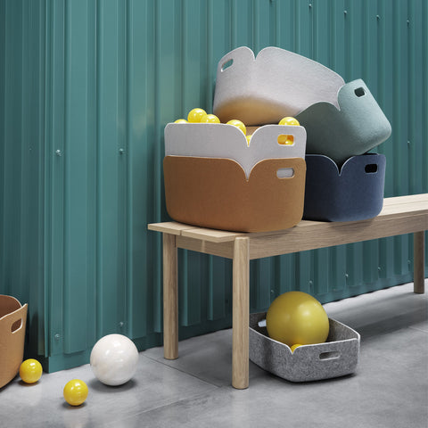 Muuto Linear Wood Oak Bench Short Bench Muuto - [store_name]