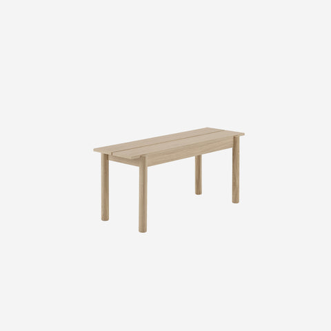 Muuto Linear Wood Oak Bench Short Bench Muuto - [store_name]