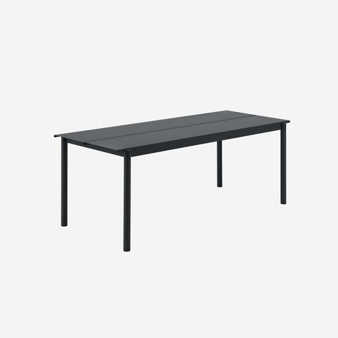 Muuto Linear Steel Table 200cm Black Table Muuto    - [store_name]