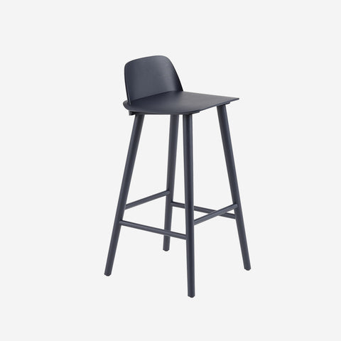 Muuto Nerd Bar Stool Midnight Blue Stool Muuto    - [store_name]